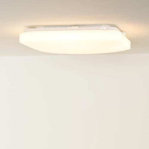 Lucide OTIS - Plafonnière - LED - 1x32W 3000K - Opaal - sfeer 1